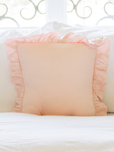 14 x 14 Pillow Cover - Pink Linen